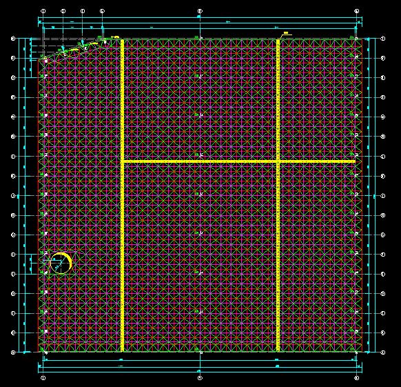 凌源东营金岭化工大王煤棚网架